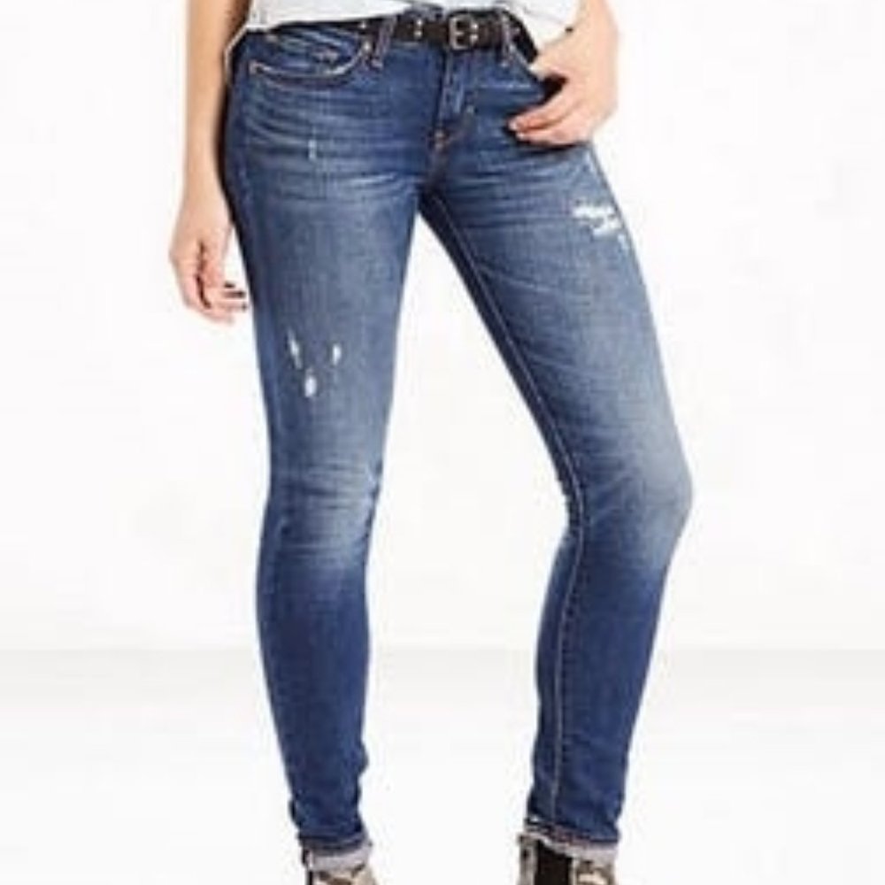 LEVI’S 711 Japanese Selvedge denim skinny jeans Size 27
